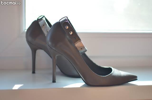 Pantofi dama din piele model Mihaela Glavan