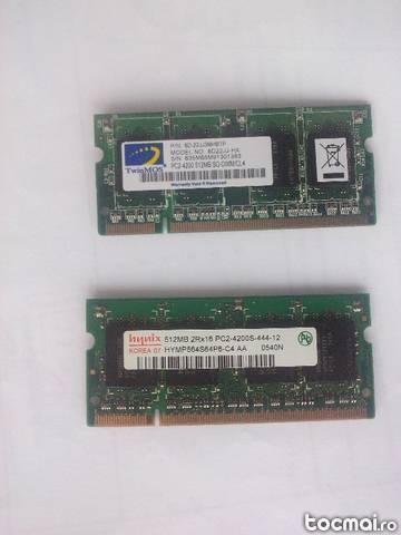 Rami laptop DDR2 512 MB frecventa 533MHz