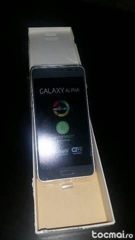 Samsung Galaxy Alpha Black, 32gb NOU