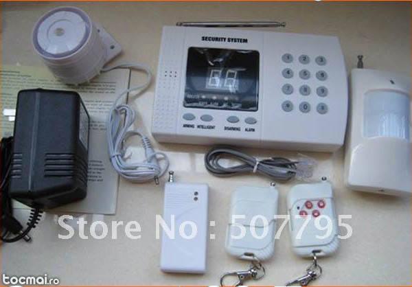 Sistem de alarma wireless apelare telefonica 2 telecomenzi