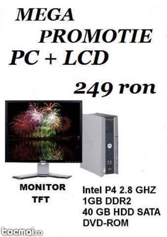 Sistem Dell + Monitor LCD
