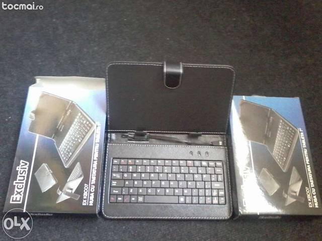 tastatura incorporata in husa ptr tableta de 7 inch sigilata