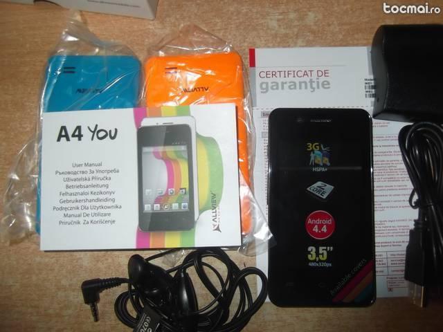 Telefon mobil allview a4 you, dual sim, black