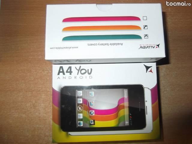 Telefon mobil allview a4 you, dual sim, black