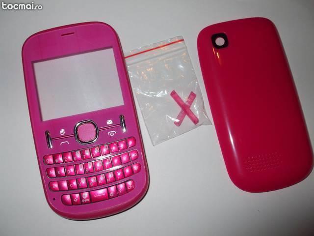 Carcasa Nokia Asha 200 PINK