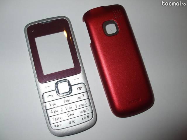 Carcasa Nokia C1 SILVER