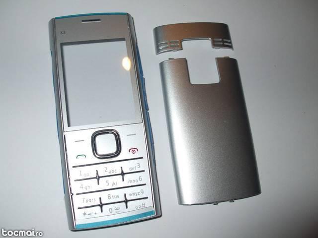 Carcasa Nokia X2- 00 Blue on SilveR