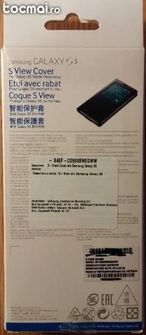 Husa S- View activa Samsung Galaxy S5 originala