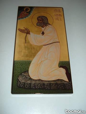 Icoana litografiata Sf Serafim de Sarov