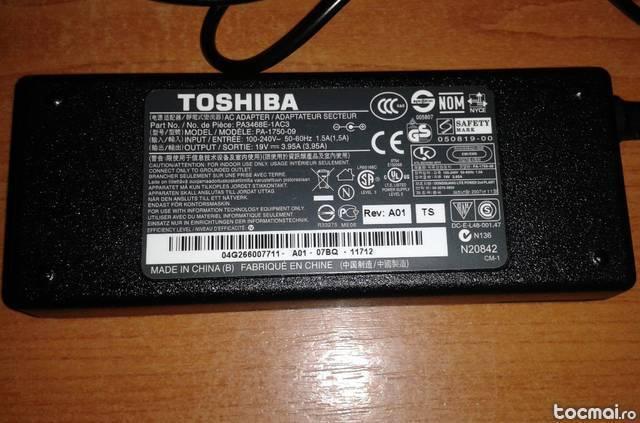Incarcator laptop toshiba 19V 3. 95A (model pa- 1750- 09)