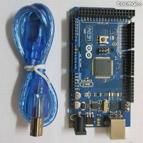 Kit Arduino Mega 2560 v3 si cablu USB si CD, NOU, in cutie