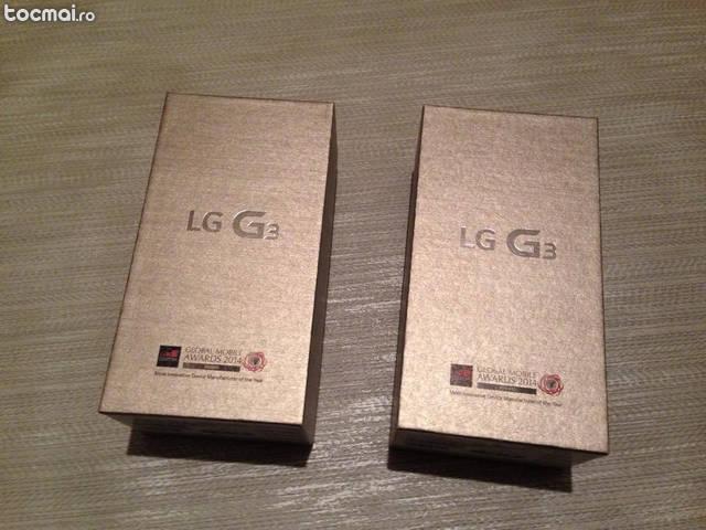 LG G3 Auriu nou- nout sigilat cu Garantie de 24 de luni.