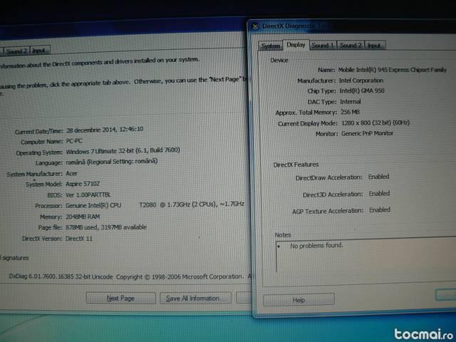 Acer Aspire 5710Z. intel dual core