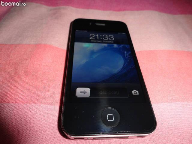 Iphone 4, 16 gb, negru, nevarlocked, - tipla- fara defecte