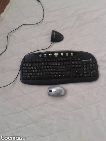 Tastatura fara cablu mouse pe stick
