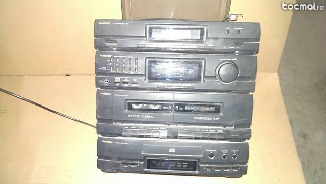 Combina audio pick- up, cd, dublu radio casetofon