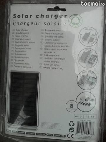 Incarcator solar pentru telefon, tableta, etc