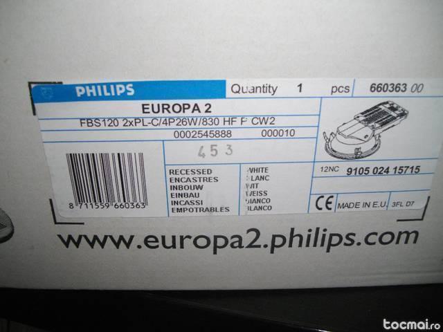 Lampi phillips europa 2 x26w/ 830/ 4pini