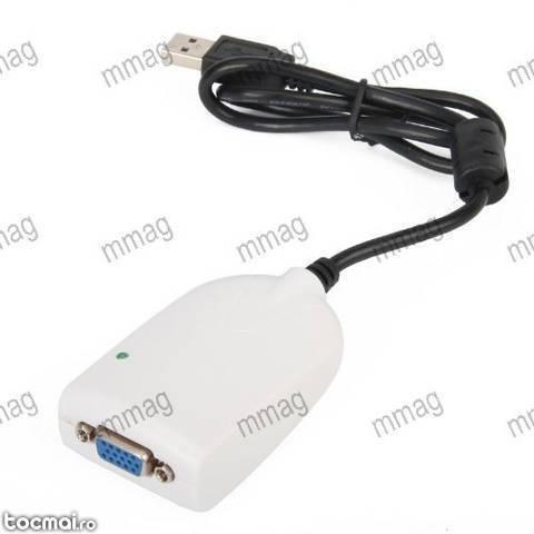Placa video pe USB, Adaptor USB- VGA- 114395