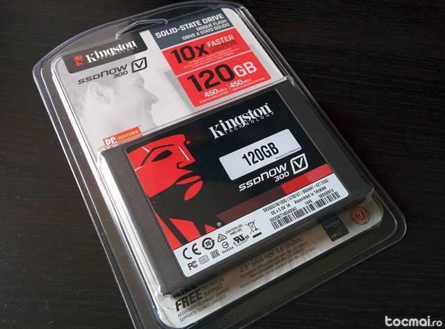SSD Kingston V300, 120GB, NOU, Factura, Garantie 3 ani