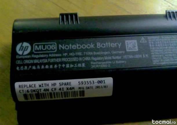 Acumulator/ Baterie Noua Laptop HP model MU06 9 celule