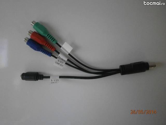 Adaptor HDTV Placi Video (9 pin S- video to 4 pin S- video+3)