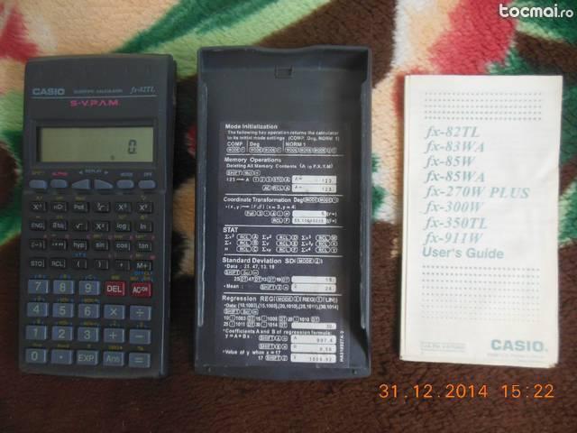 Calculator stiintific Casio FX- 82TL nou 229 functii