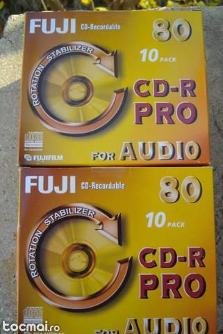 Cd- r digital audio pro fuji 80min cutie 10 buc