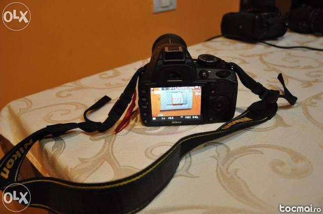 Nikon D3100 si obiectiv 18- 200mm tamron AF 18- 200mm
