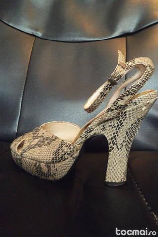 Sandale snake print