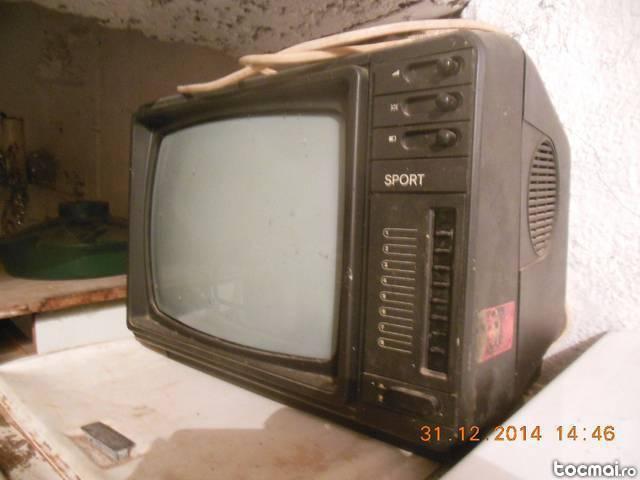 Televizor Sport 37cm alb- negru