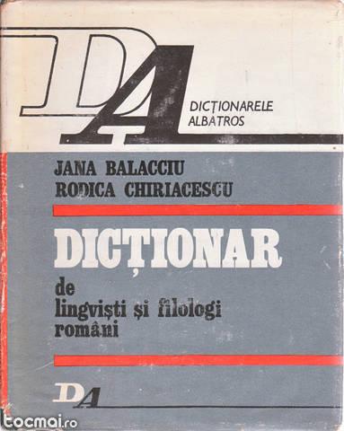 Dictionar de lingvisti si filologi romani