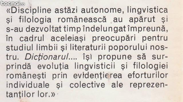 Dictionar de lingvisti si filologi romani