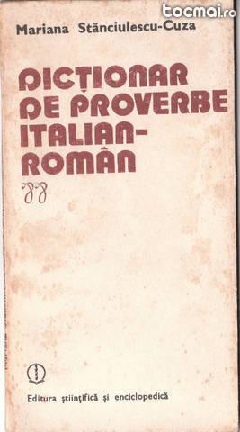 Dictionar de proverbe italian- roman