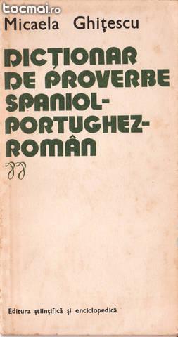 Dictionar de proverbe spaniol. portughez, roman
