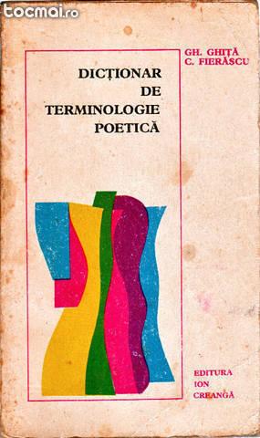 Dictionar de terminologie poetica