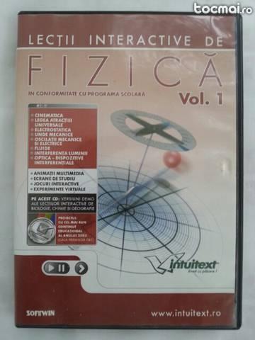 Fizica liceu vol. i - lectii interactive de fizica