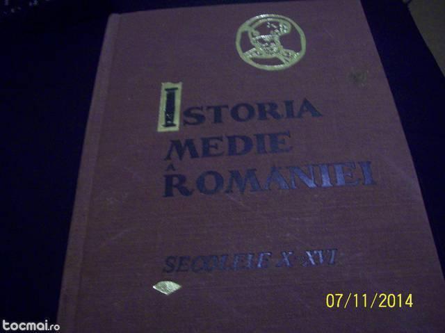 istoria medie a romaniei sec X- XVI - 1966- partea 1