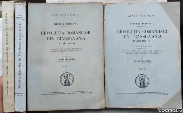 Rev. rom. din Transilvania in anii 1848, Sibiu, 1944, 5 vol.