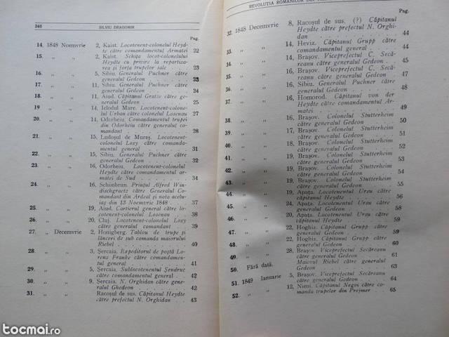 Rev. rom. din Transilvania in anii 1848, Sibiu, 1944, 5 vol.