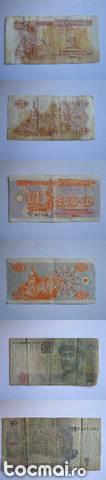 Lot bancnote ucraina - f si ff - 1, 2 grivne 1 , 100 kupon