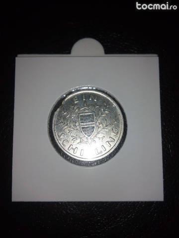 Moneda argint 1 schilling 1925