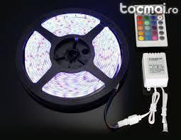 Banda LED RGB 5metri + Transformator + Controller
