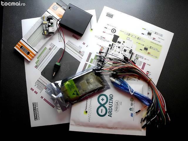 Kit cadou complet electronica cu Arduino Mega 2560 R3