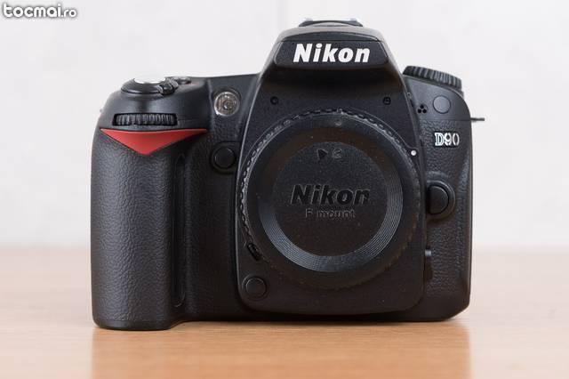 Nikon d90 + tamron 17- 50 vc + nikon 55- 200 vr + accesorii