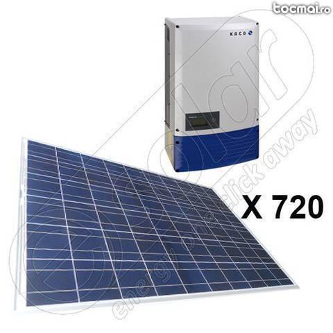 Panouri solare pentru curent injectat on- grid 180 KW