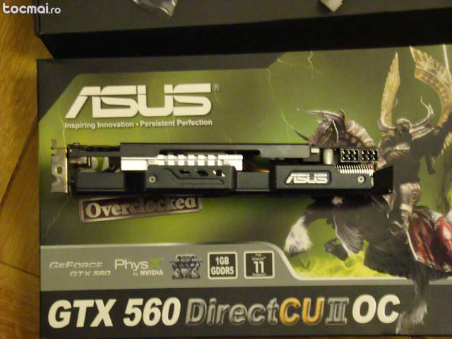 Placa video Asus GTX 560 DirectCU II @ TOP 1 GB 256 bit