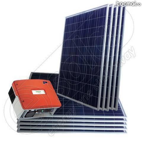 Sistem fotovoltaic monofazat certificat on- grid 3 kW