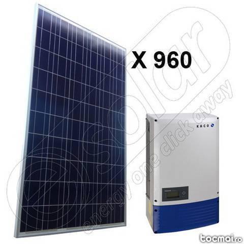 Sisteme fotovoltaice 240 KW cu injectie la retea on- grid