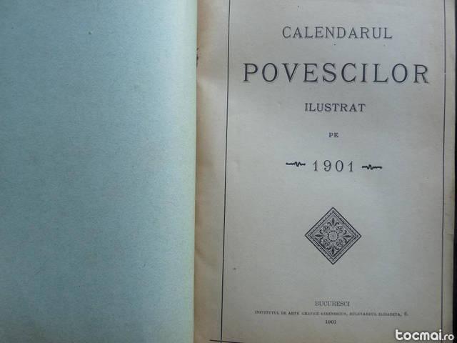 Calendarul povescilor , ilustrat , 1901